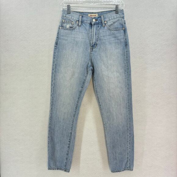 MADEWELL The Perfect Summer Jean Straight Leg Light Wash Casual Preppy size 26 - Picture 1 of 12